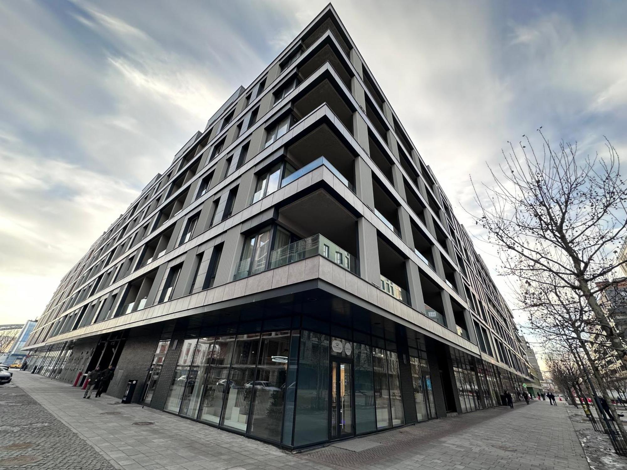 Rybalsky Studio Apartment Dnipro View Kiew Exterior foto